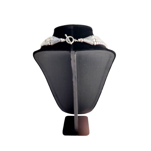 Sophisticated Southwestern Style Beaded Multicolored Multistrand Necklace Set - Picture 7 of 16